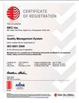 SKC Inc ISO Certificate