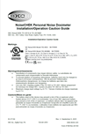 NoiseChek Caution and Installation Guide NoiseChek Caution and Installation Guide