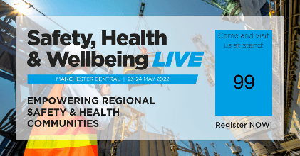 SKC Ltd will be attending Safety, Health & Wellbeing Live in Manchester, May 23rd to May 24th 2022
