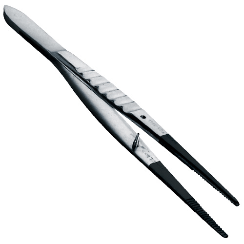 225-1344 Forceps with PTFE-coated pointed tips to avoid contaminants when sampling for hexavalent chromium.
