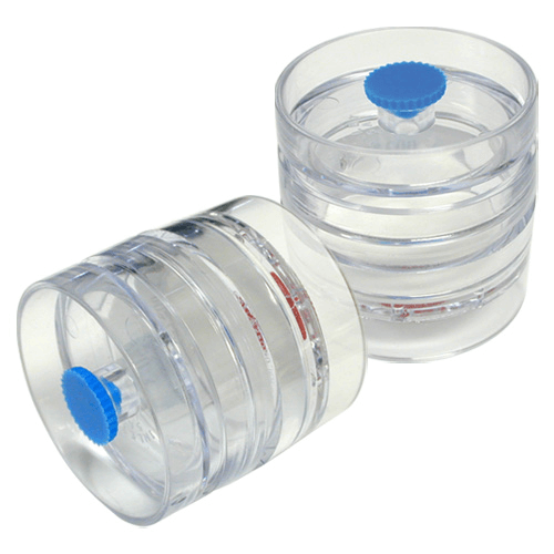 225-3-02 Preloaded Matched-weight Mixed Cellulose Membrane (MCE) Filter in 3-piece clear Cassettes, diameter 37mm, Pore size 0.8µm