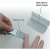 Stick-to-it Tape for sampling irregular surfaces