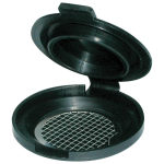 Filter Transport Case, for 25 mm diameter filters, conductive plastic