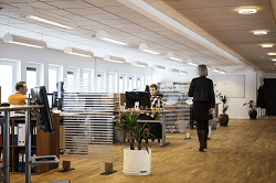 Tubes can be used to monitor air quality at workstations/desks.